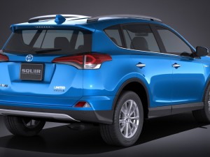 Toyota RAV4 Hybrid 2016 3D Model
