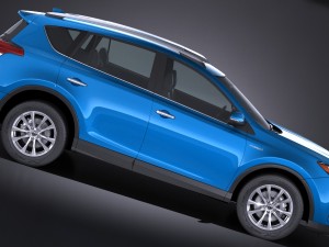 Toyota RAV4 Hybrid 2016 3D Model