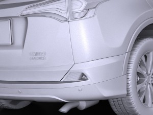 Toyota RAV4 Hybrid 2016 3D Model