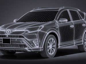Toyota RAV4 Hybrid 2016 3D Model