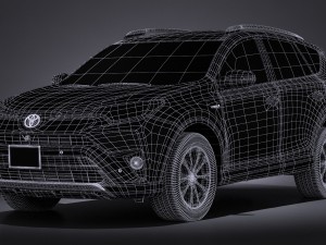 Toyota RAV4 Hybrid 2016 3D Model