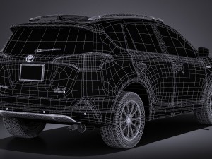 Toyota RAV4 Hybrid 2016 3D Model