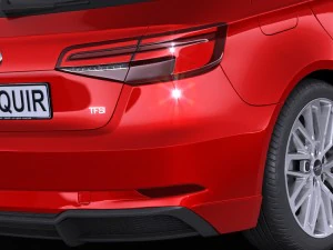 Audi A3 2017 5-door 3D Model