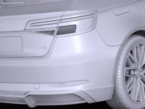 Audi A3 2017 5-door 3D Model