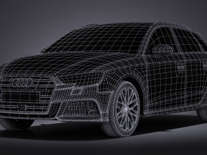 Audi A3 2017 5-door 3D Model