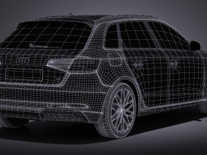Audi A3 2017 5-door 3D Model