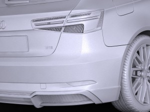 Audi a3 2017 3-door 3D Model