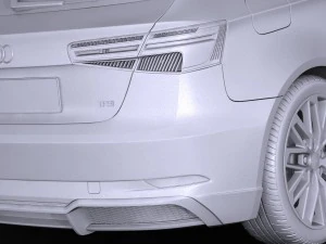 Audi a3 2017 3-door 3D Model