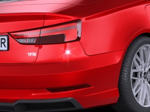 Audi A3 2017 Cabriolet Model 3D