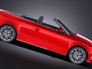 Audi A3 2017 Cabriolet Model 3D