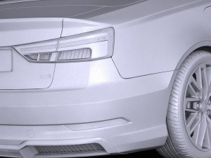 Audi A3 2017 Cabriolet Model 3D