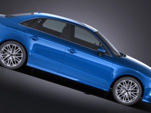 SAudi A3 2017 Sedan Model 3D