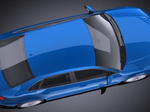 SAudi A3 2017 Sedan Model 3D