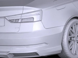 SAudi A3 2017 Sedan 3D Model