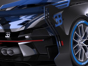 Bugatti Vision Gran Turismo Concept 2015 Vray 3D Model