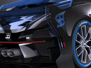 Bugatti Vision Gran Turismo Concept 2015 Vray 3D Model