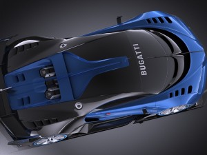 Bugatti Vision Gran Turismo Concept 2015 Vray 3D Model