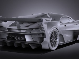 Bugatti Vision Gran Turismo Concept 2015 Vray 3D Model
