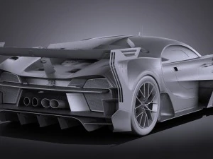 Bugatti Vision Gran Turismo Concept 2015 Vray 3D Model