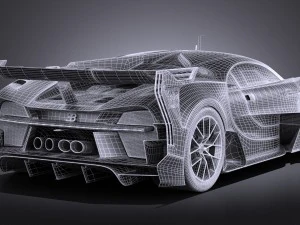 Bugatti Vision Gran Turismo Concept 2015 Vray 3D Model