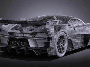 Bugatti Vision Gran Turismo Concept 2015 Vray 3D Model
