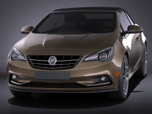 Buick Cascada 2016 Vray 3Dモデル