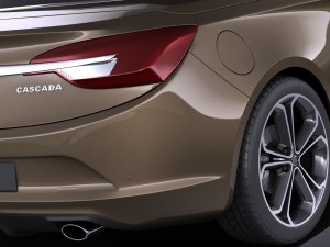 Buick Cascada 2016 Vray 3Dモデル