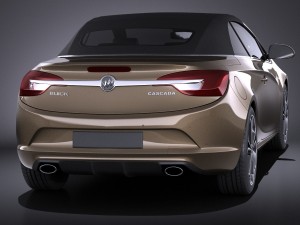 Buick Cascada 2016 Vray 3Dモデル