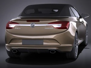 Buick Cascada 2016 Vray 3D Model
