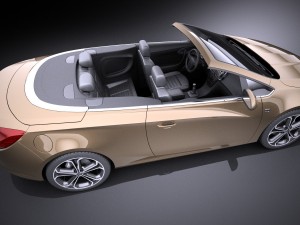 Buick Cascada 2016 Vray 3Dモデル