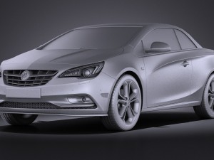 Buick Cascada 2016 Vray 3Dモデル