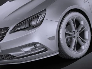 Buick Cascada 2016 Vray 3D Model
