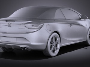 Buick Cascada 2016 Vray 3Dモデル