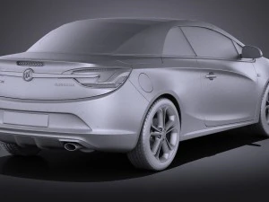 Buick Cascada 2016 Vray 3D Model