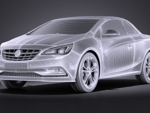 Buick Cascada 2016 Vray 3Dモデル
