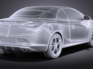 Buick Cascada 2016 Vray 3Dモデル