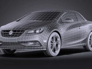 Buick Cascada 2016 Vray 3D Model