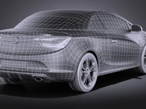 Buick Cascada 2016 Vray 3D Model