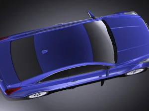 Cadillac ATS Coupe 2015 Vray 3D Model