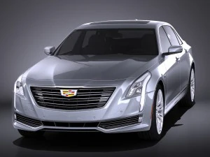 Cadillac CT6 2016 Vray 3D Model