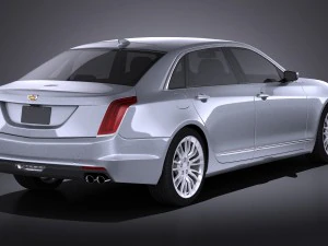 Cadillac CT6 2016 Vray 3D Model