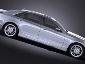 Cadillac CT6 2016 Vray Model 3D