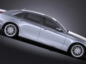 Cadillac CT6 2016 Vray 3D Model