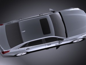 Cadillac CT6 2016 Vray Model 3D