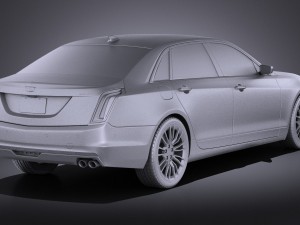 Cadillac CT6 2016 Vray Model 3D