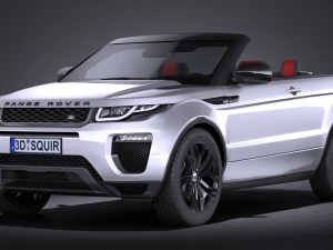 Land Rover Range Rover Evoque Convertibile 2017 Modello 3D