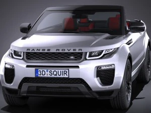 Land Rover Range Rover Evoque Convertible 2017 3D Model