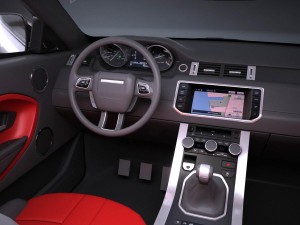 Land Rover Range Rover Evoque Convertible 2017 3D मॉडल