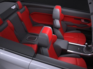 Land Rover Range Rover Evoque Convertible 2017 3D मॉडल