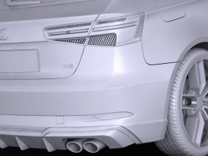 Audi S3 2017 3-door 3D Model